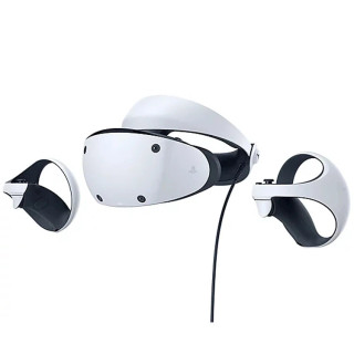 کنسول بازی سونی مدل PlayStation 5 Slim نسخه دیسکخور، ریجن اروپا سری 2016A با ظرفیت حافظه داخلی 1 ترابایت به همراه یک عدد کنترلر اضافه به رنگ Orginal White و هدست واقعیت مجازی (VR)، حداکثر وضوح تصویر خروجی تا 4K