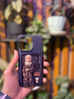 گارد مدل پینترستی طرح حجاب ایفون 15پرومکس